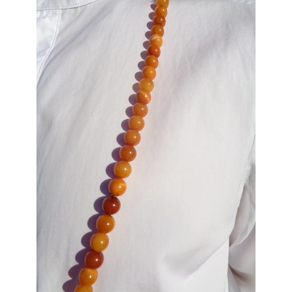 99 Bead Rosary, Baltic Amber Prayer Beads Necklace, Tasbih, Misbaha 47gr - Picture 5 of 7